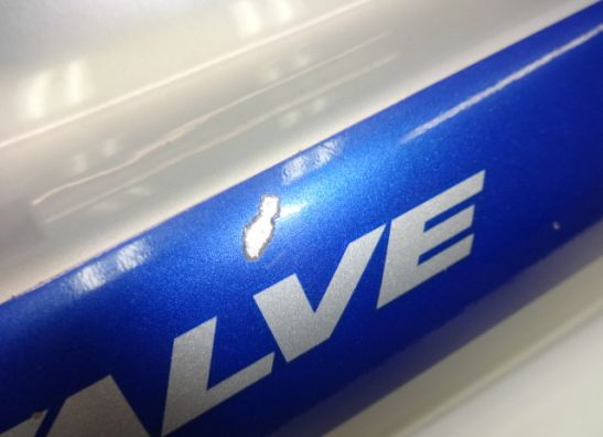 Rechter achterkant Kawasaki ZZR 250