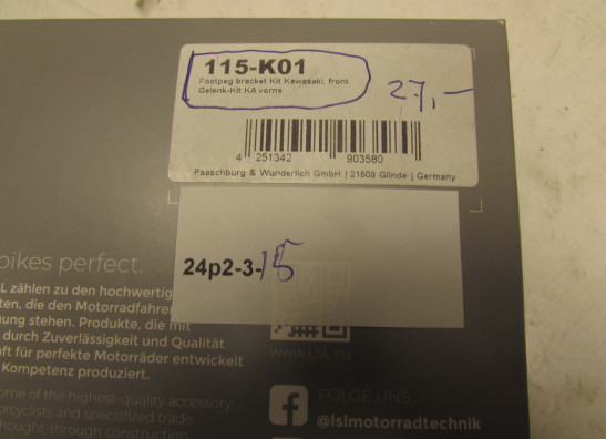 Voetsteun links Kawasaki Overige Kawasaki