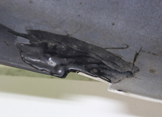 Rechter achterkant Kawasaki ZXR 750