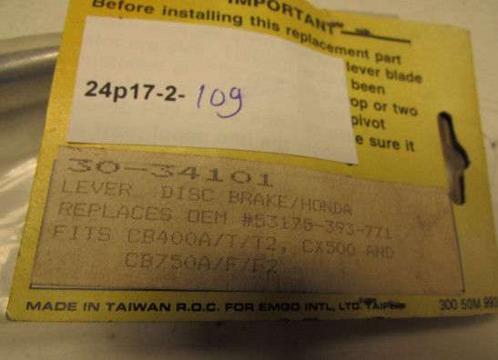 Bremshebel Honda CB 400