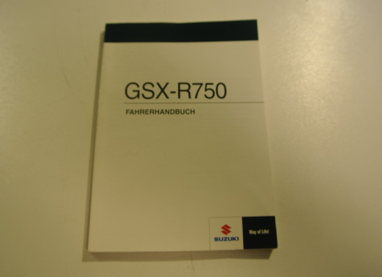 Fahrerhandbuch Suzuki GSR 750