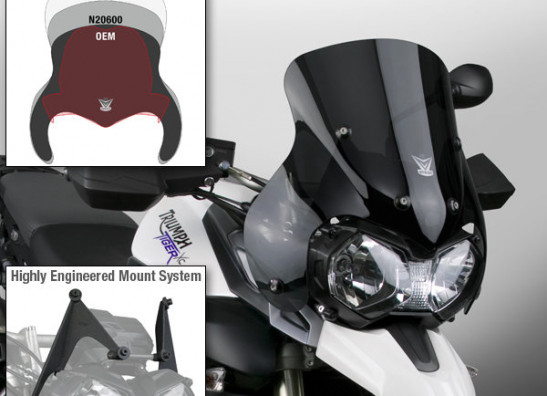 Wind screen Triumph Tiger 800 xc