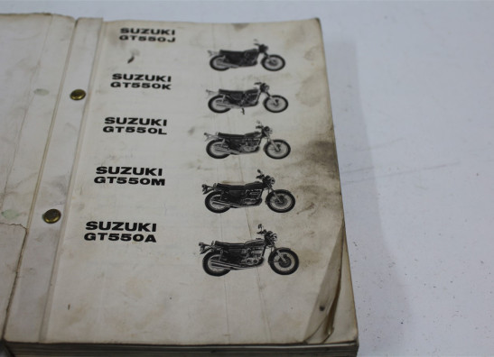 Onderdelenboek Suzuki GT 550