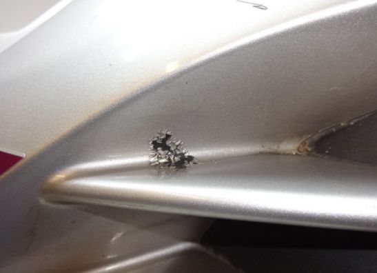 Rechter achterkant Suzuki RF 900