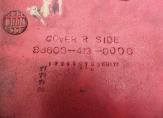 Rechter zijkuip klein Honda CB 250 N