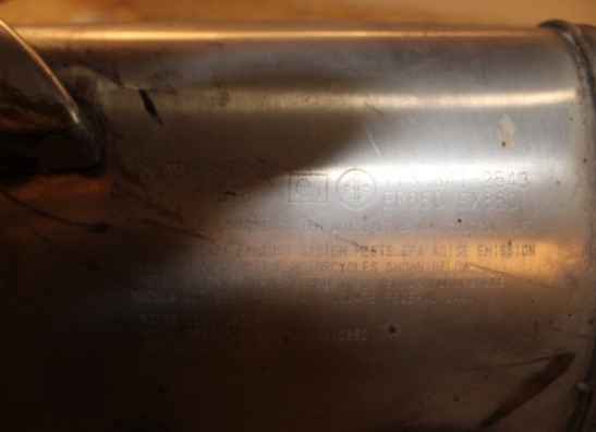 Uitlaat Kawasaki ER 6