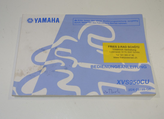 Instructieboekje Yamaha XV 950 R