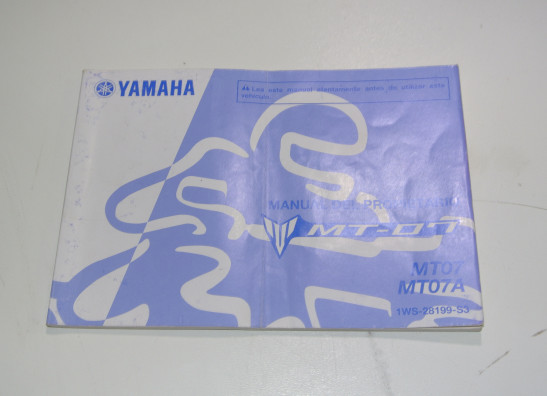 Instructieboekje Yamaha MT 07