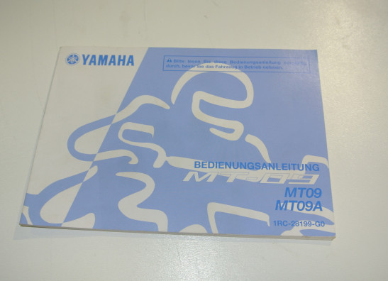 Instructieboekje Yamaha MT 09