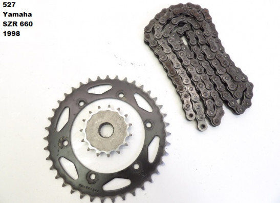 Chain and sprocket kit Yamaha SZR 660