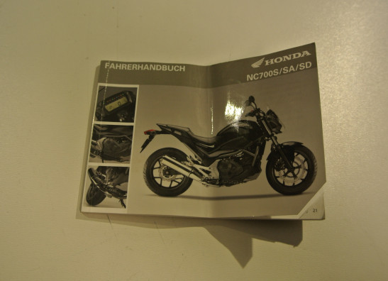 Fahrerhandbuch Honda NC 700 S