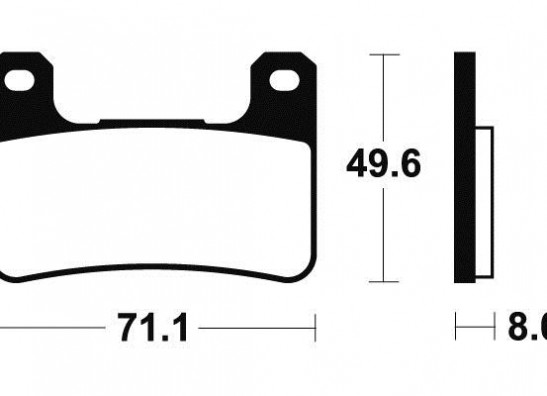 Braking pads front Suzuki GSX R 600
