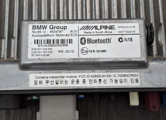 Radio unit BMW K 1600 GT