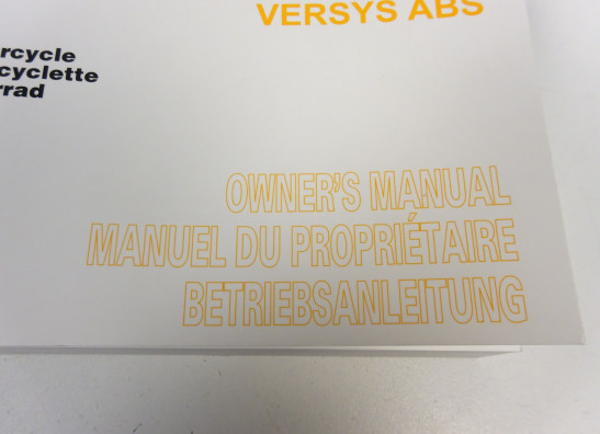 Manuel Kawasaki VERSYS 650