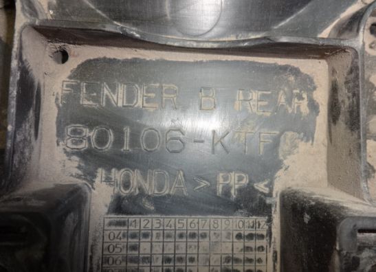Achterspatbord Honda SH 125 i