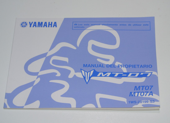 Instructieboekje Yamaha MT 07