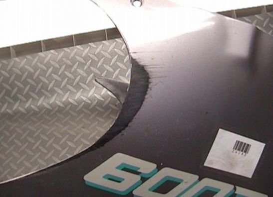 Cowl under Kawasaki GPX 600