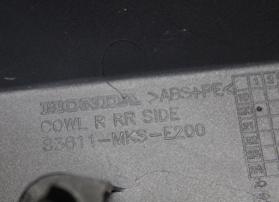 Rechter achterkant Honda CRF 1100L Africa Twin Adventure Sports ES