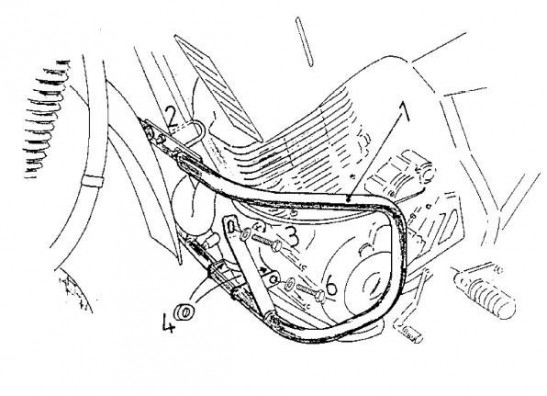 Engine Guard Yamaha XT 600