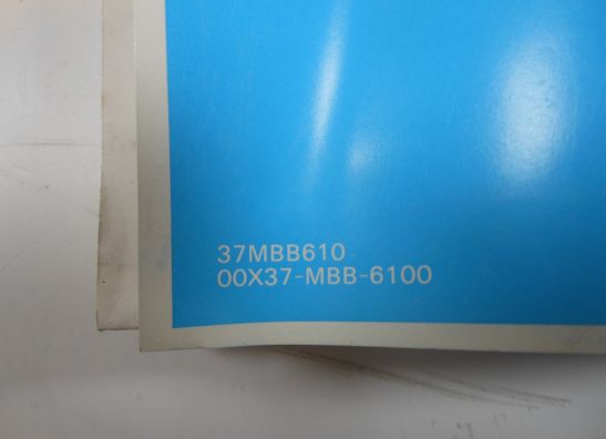 Instructieboekje Honda VTR 1000 F