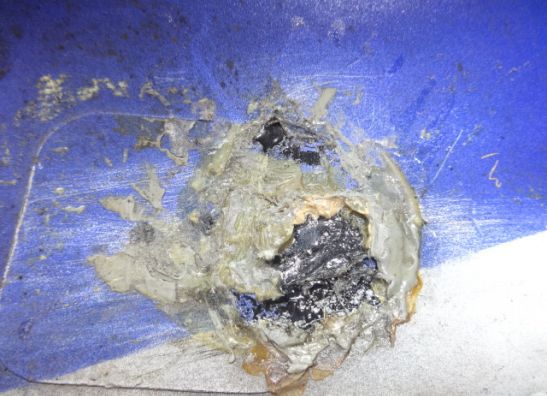 Rechter achterkant Honda CBR 600 F