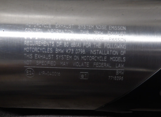 Uitlaat BMW F 800 R