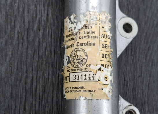 Front pipe bottom left Harley Davidson FXSB Low Rider