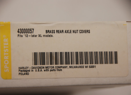 Achteras Harley Davidson Sportster