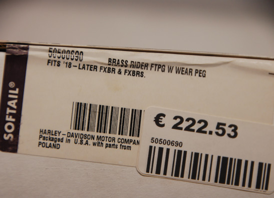 Duo voetsteun set Harley Davidson Softtail