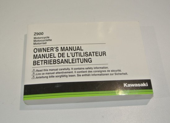 Fahrerhandbuch Kawasaki Z 900