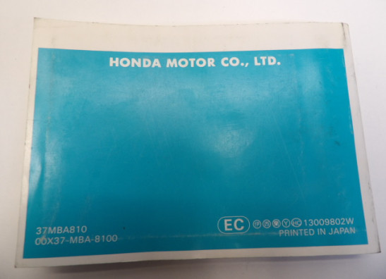 Instructieboekje Honda VT 750 Shadow