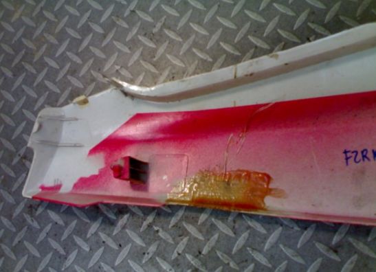 Heck links Yamaha FZR 1000