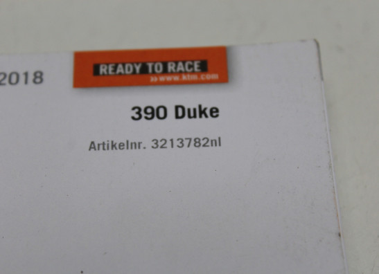 Instructieboekje KTM 390 Duke