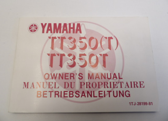 Manuel Yamaha TT 350