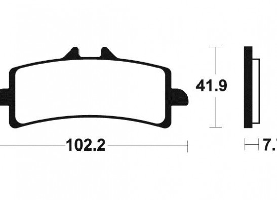 Remblokken voor BMW R 1150 R