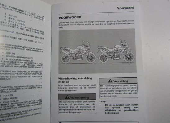 Manuel Triumph Tiger 800 xc