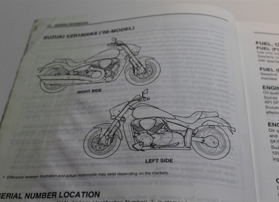 Bedienungsanleitung Suzuki M 1800 Intruder