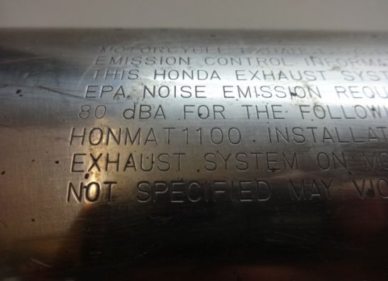 Uitlaat Honda CBR 1100 XX