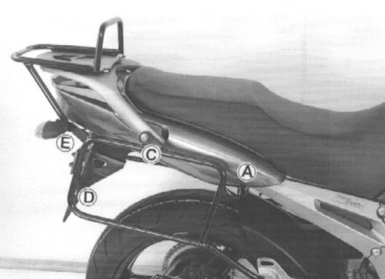Kofferbeugel set Yamaha TDM