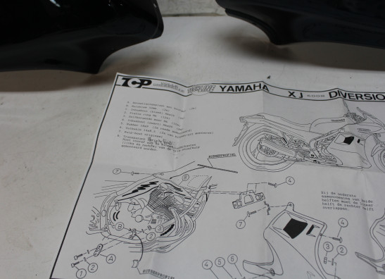 Cowling set complete Yamaha XJ 600 Diversion