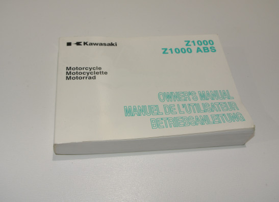 Instructieboekje Kawasaki Z 1000
