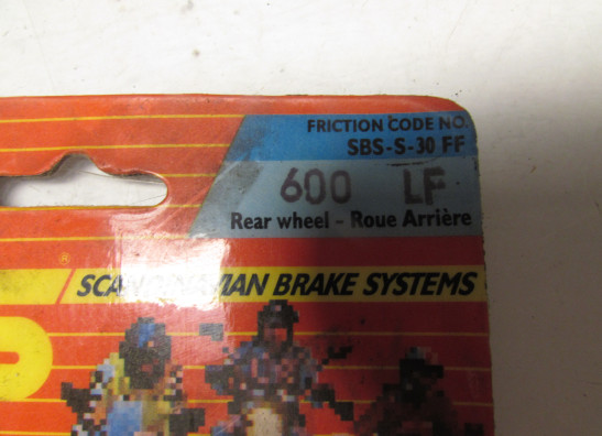 Remblokken achter Honda VFR 750