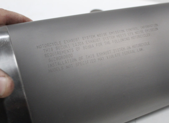 Uitlaat Suzuki GSX R 600
