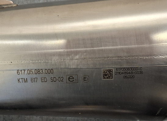 Uitlaat KTM 1290 Super duke