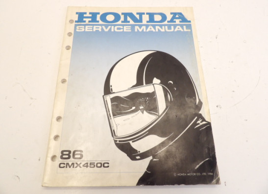 Instruction manual Honda CMX 450 1986-1987