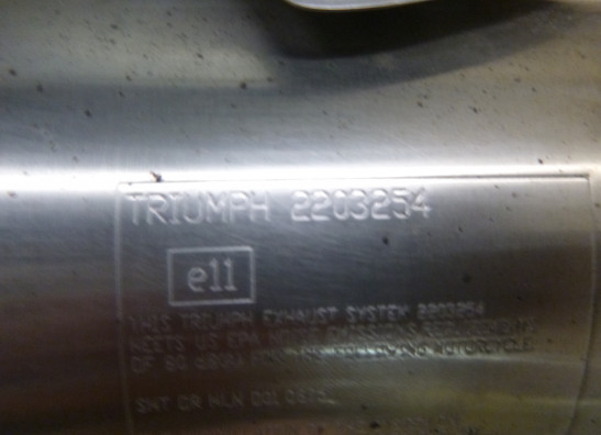 Auspuff Triumph 675 Street Triple R