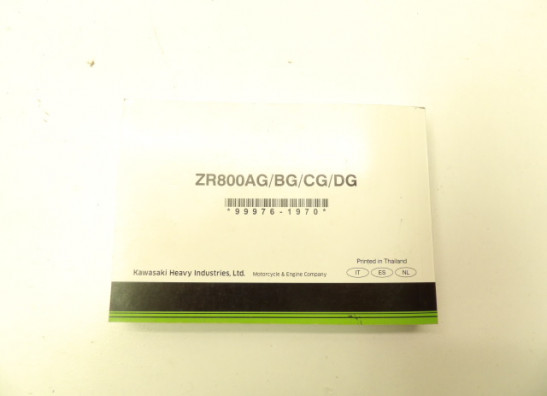 Instructieboekje Kawasaki Z 800