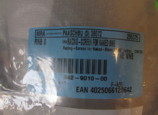 Scheibe Windschild Kawasaki ZX 6 R