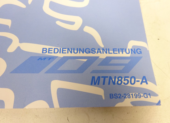 Fahrerhandbuch Yamaha MT 09