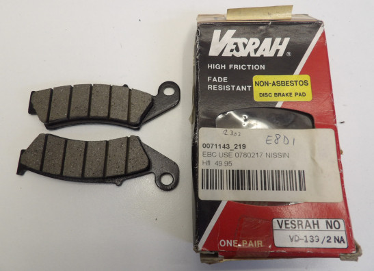 Remblokken voor Honda XR 600